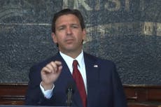 Ron DeSantis warns Florida residents under 65 not to get Covid booster shot – against CDC guidance