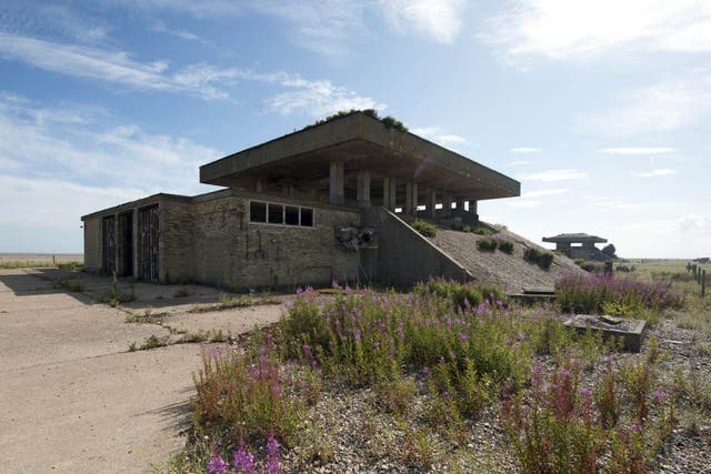 One of the former Cold War weapons testing labs at Orford Ness in Suffolk (John Millar/ PA)