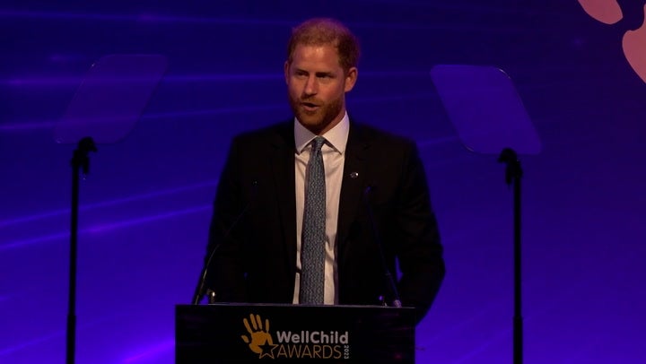 <p>Harry says the Queen ‘is looking down on all of us’ as he marks first anniversary of her death.</p>