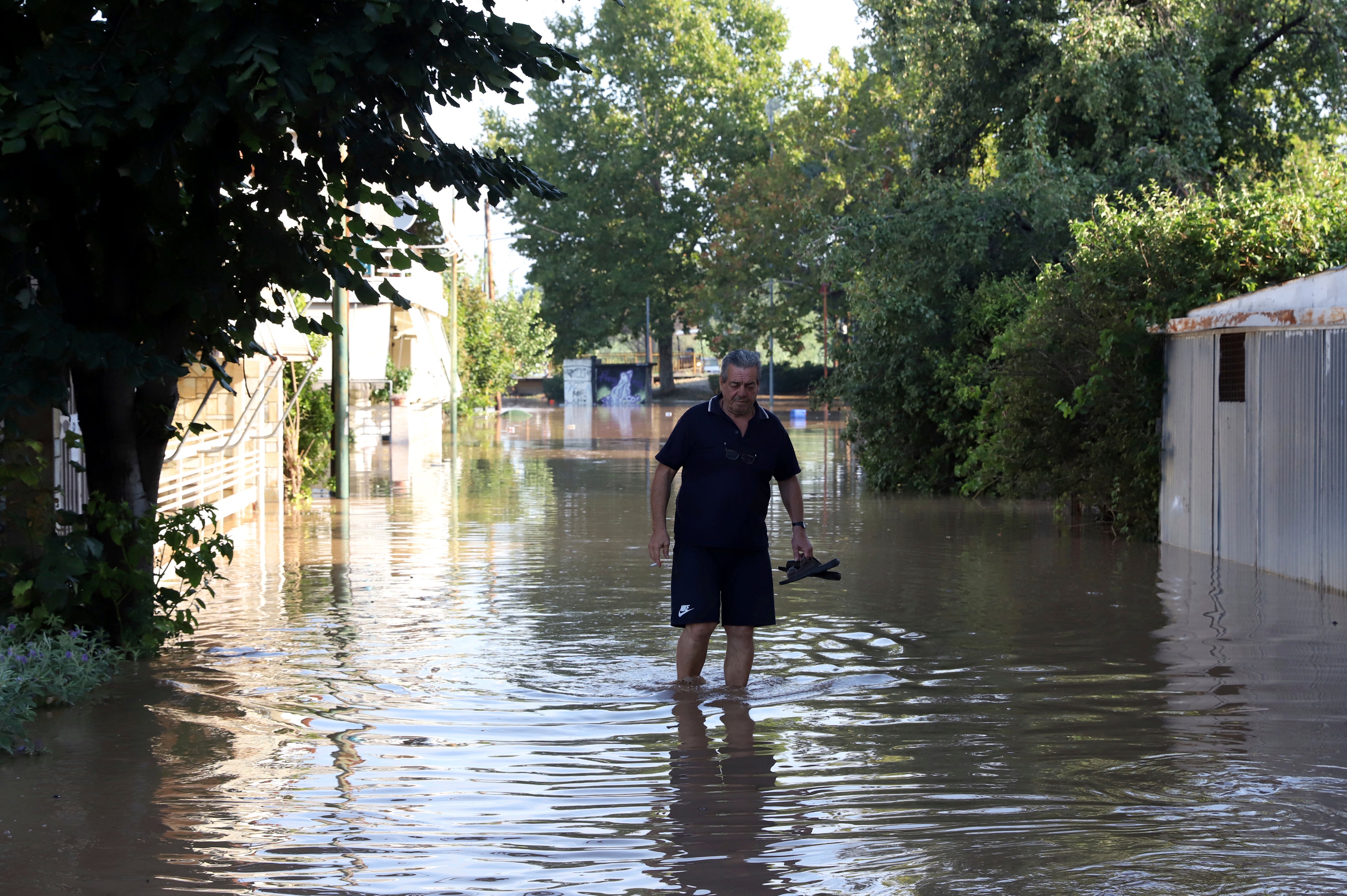 Widespread flooding in central Greece has left several people dead and others missing, with severe rainstorms blocking roads and turning some streams into raging torrents