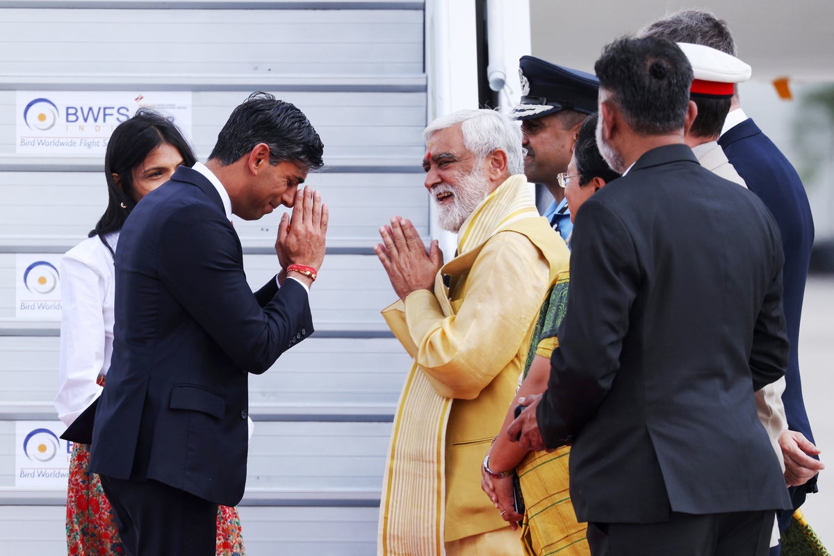 Sunak set to discuss visas with India as ‘son in law’ PM arrives at G20