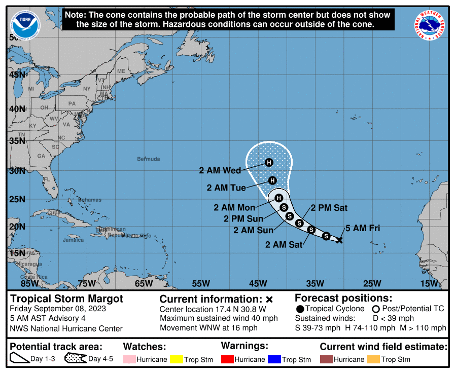 The storm is the 13th to be named this year