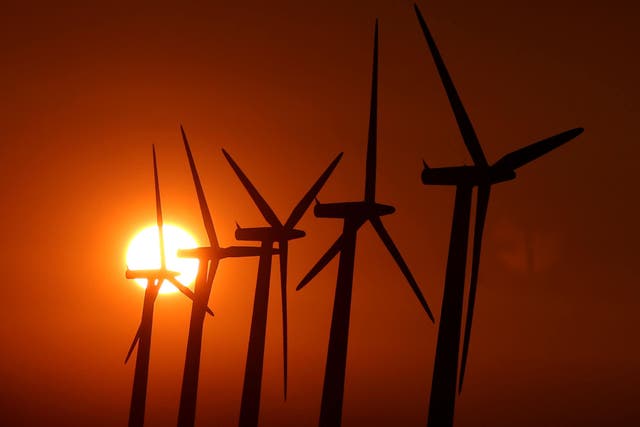 There were no new offshore wind turbines in this year’s Government-backed auction (Steve Parsons/PA)