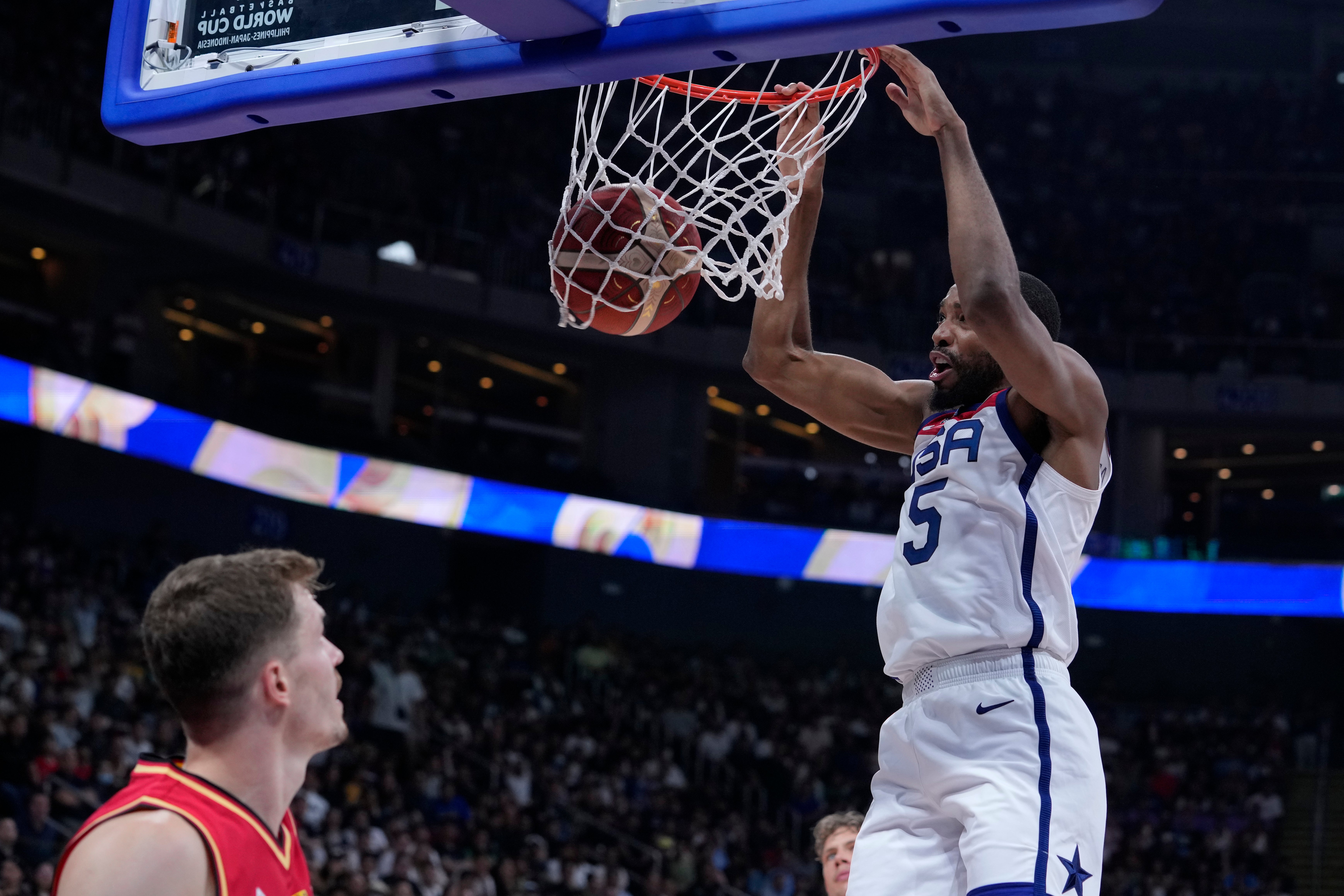 World Cup US Germany Basketball