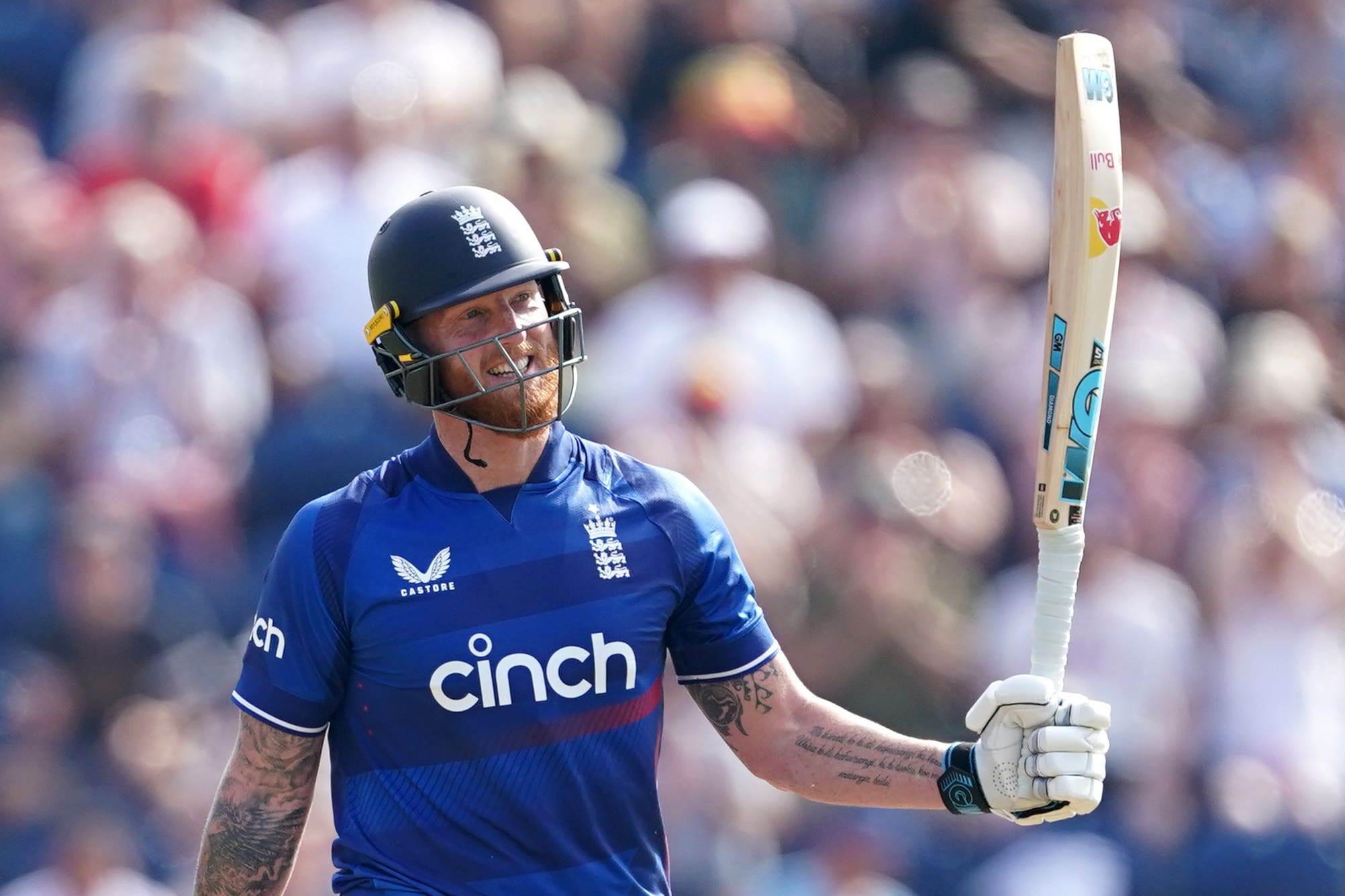 Ben Stokes starred for England in Cardiff (Joe Giddens/PA)