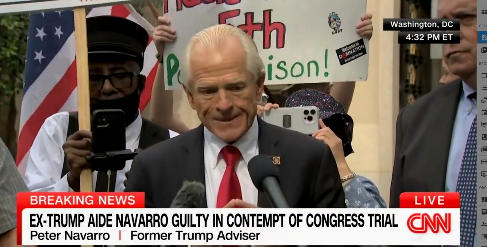 Peter Navarro has been found guilty on contempt of Congress