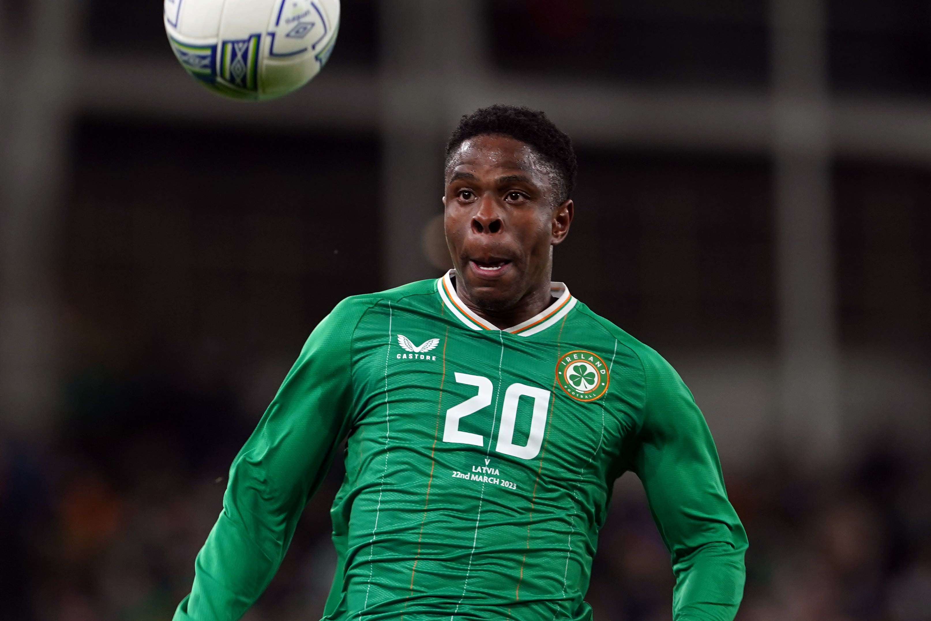 Chiedozie Ogbene is the first Nigerian-born player to represent the Republic of Ireland