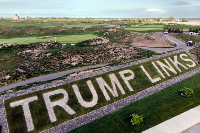 <p>The Trump name will be removed from Trump Golf Links, at Ferry Point New York </p>