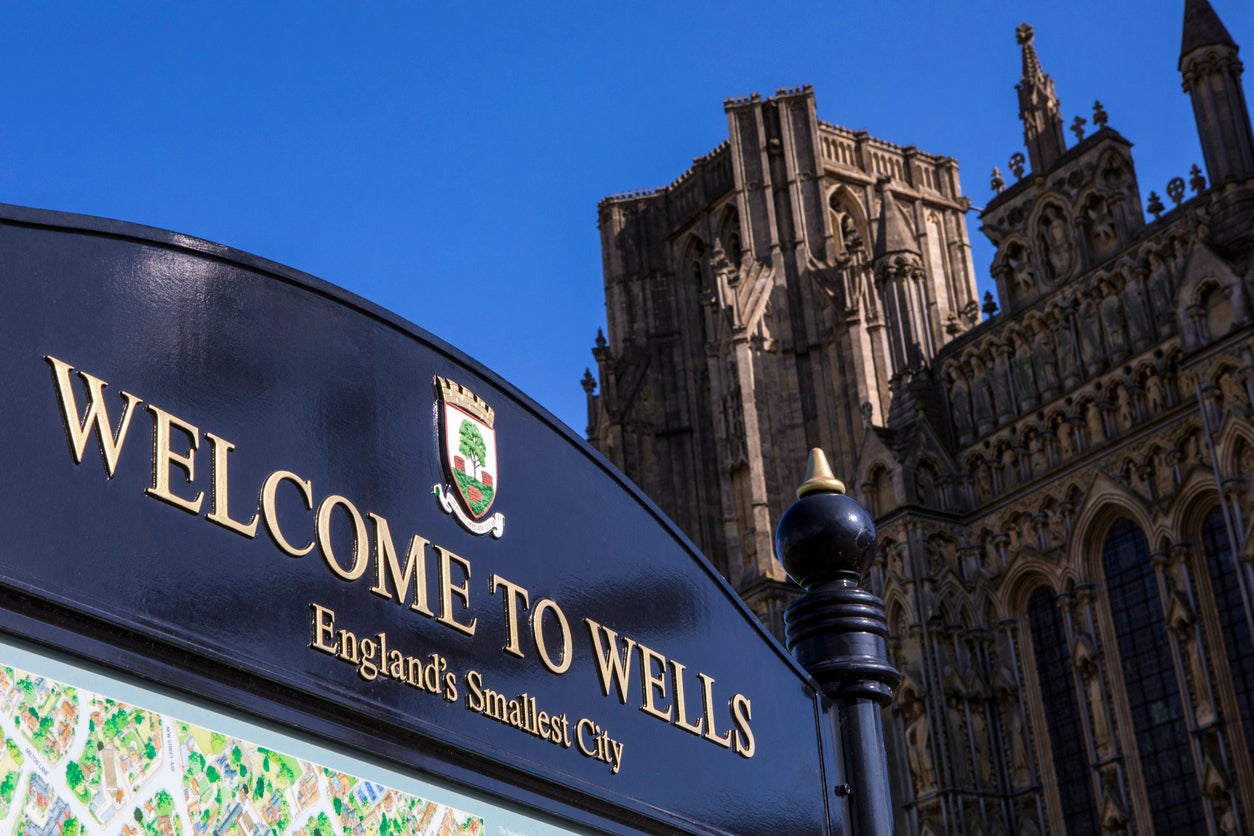 Wells was awarded five stars for its attractiveness and tourist attractions, including Wells Cathedral