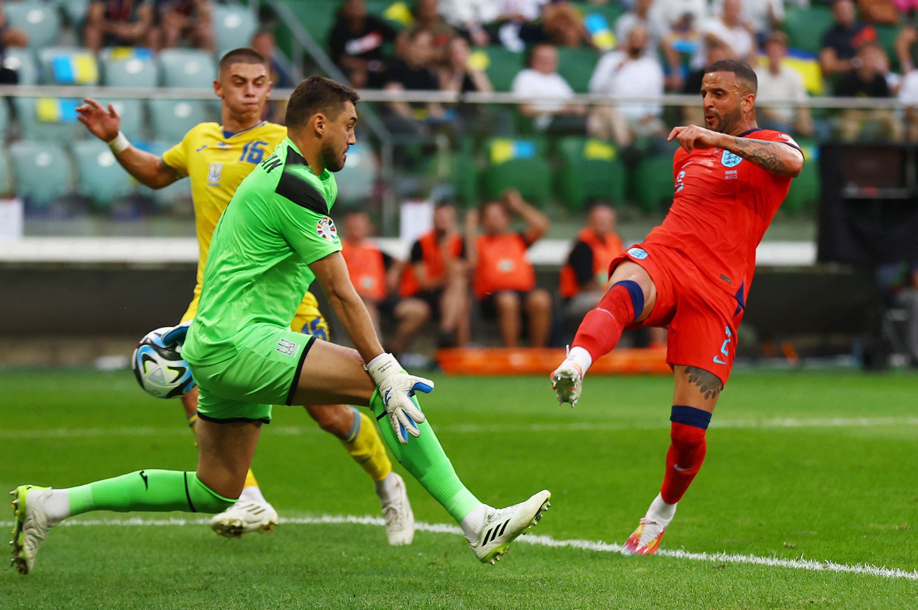 Ukraine National Team Match Issue vs England FOOTBALL SHIRT Joma #17  Zinchenko