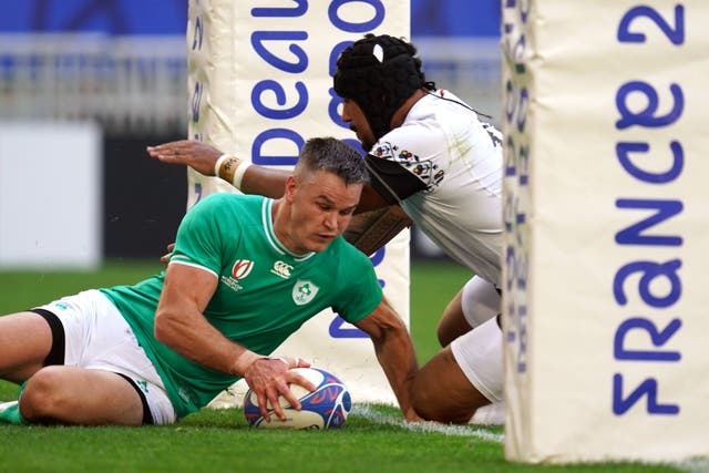 Ireland’s Johnny Sexton impressed against Romania (David Davies/PA).