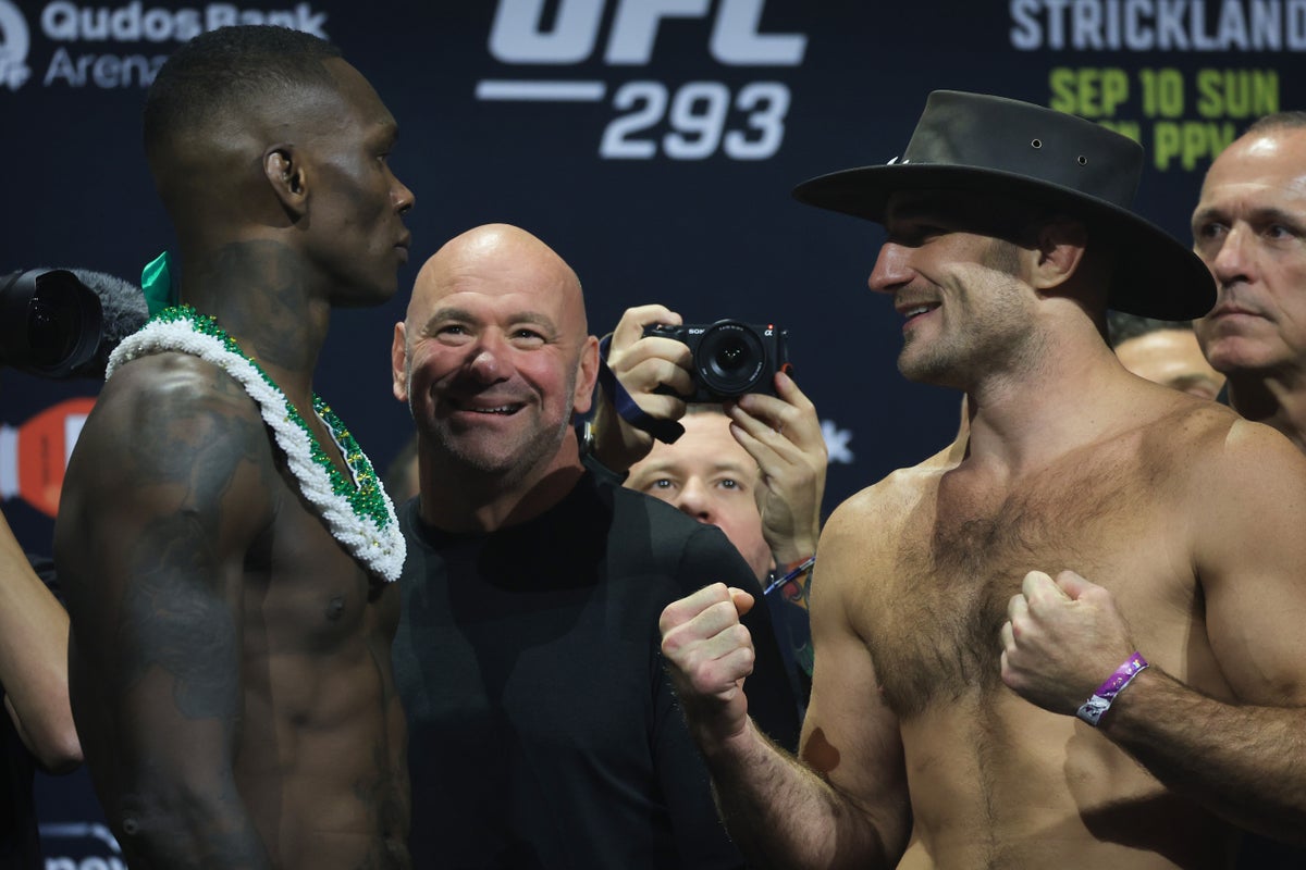 Adesanya vs Strickland LIVE: UFC 293 card, updates and results tonight