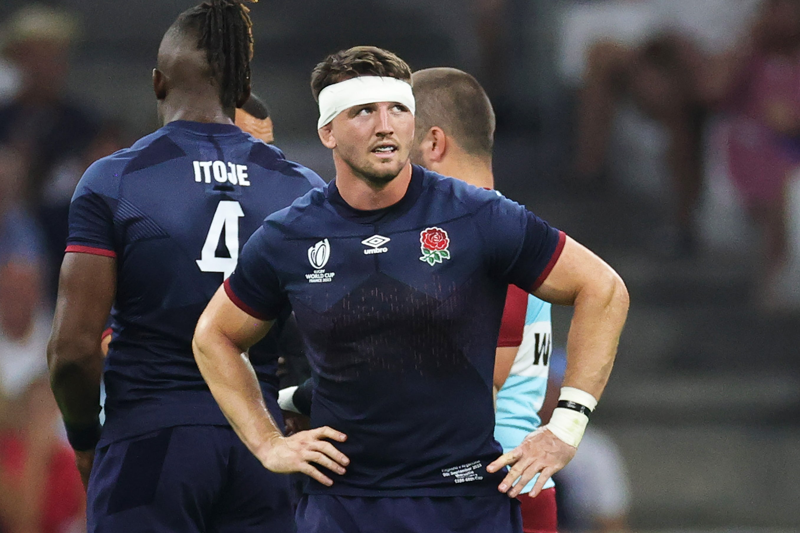 Tom Curry was sent off against Argentina