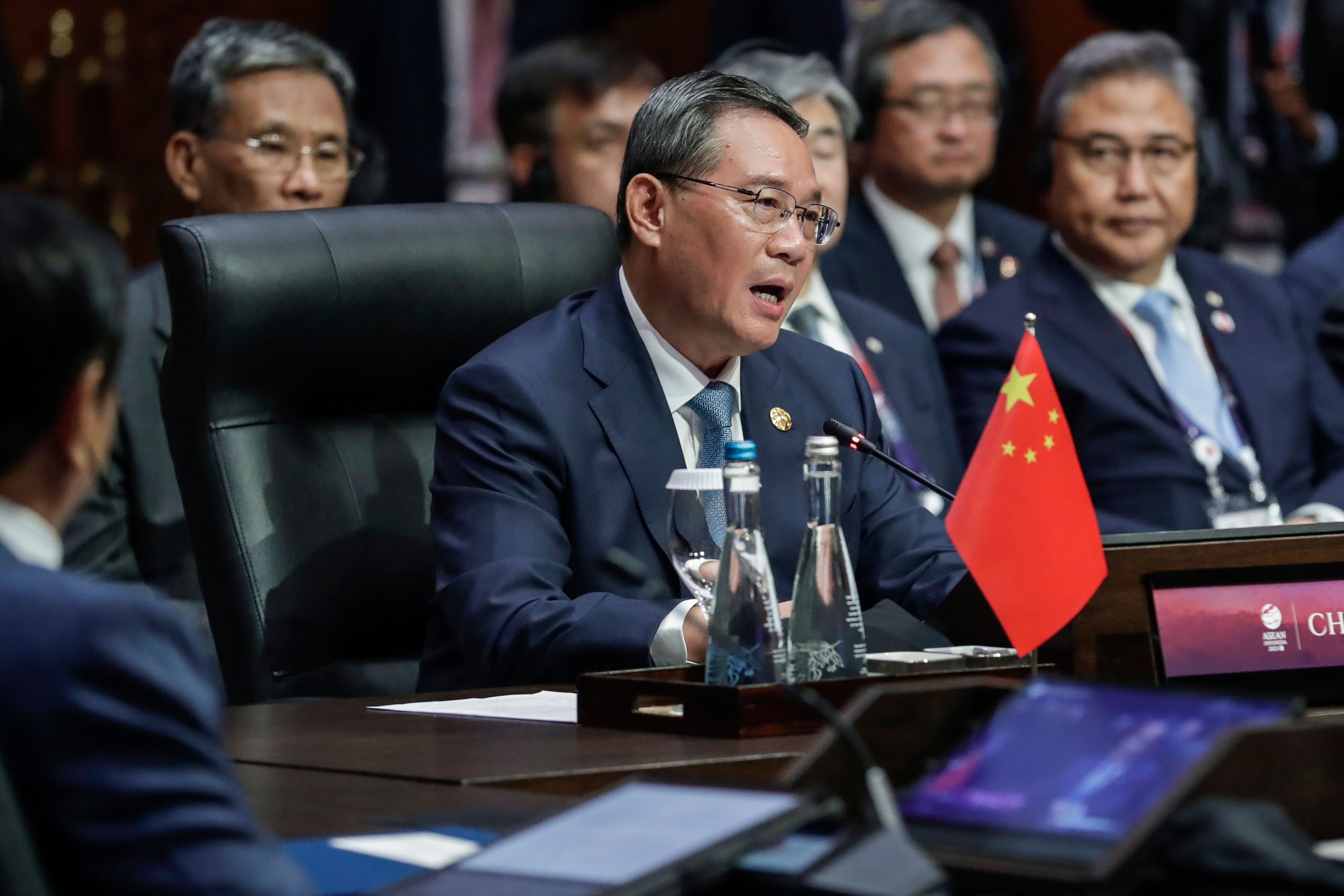 Chinese premier Li Qiang spoke with Rishi Sunak on the margins of the G20 summit on Sunday