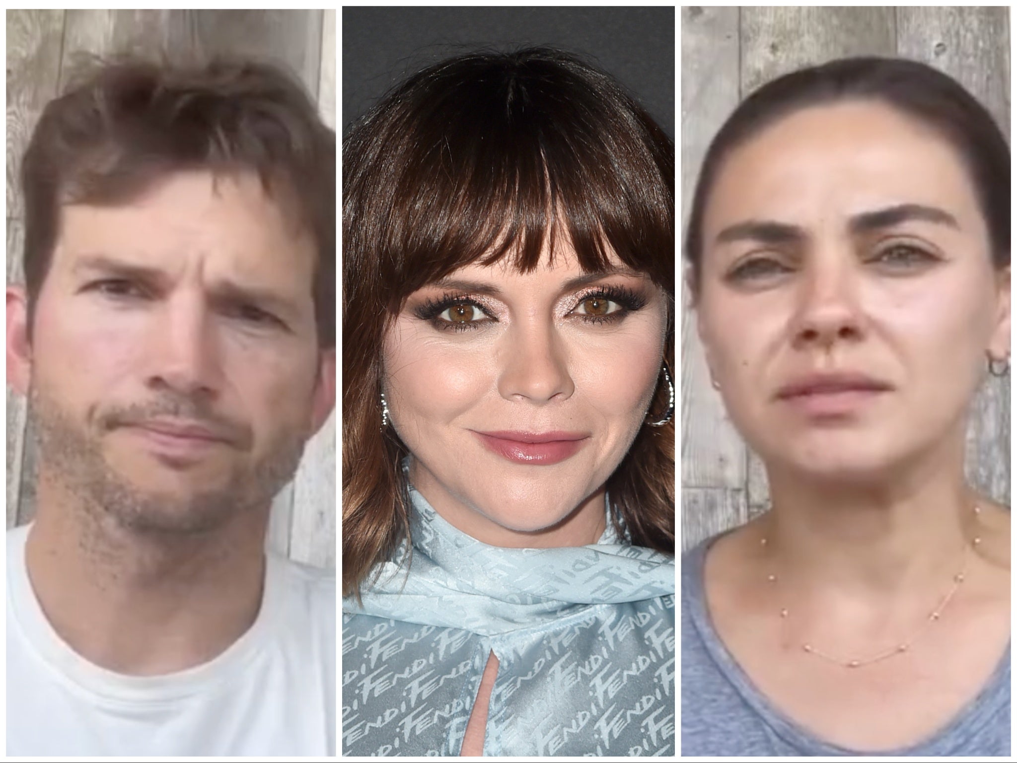 Ashton Kutcher and Mila Kunis called out by Christina Ricci following apology for Danny Masterson support The Independent picture