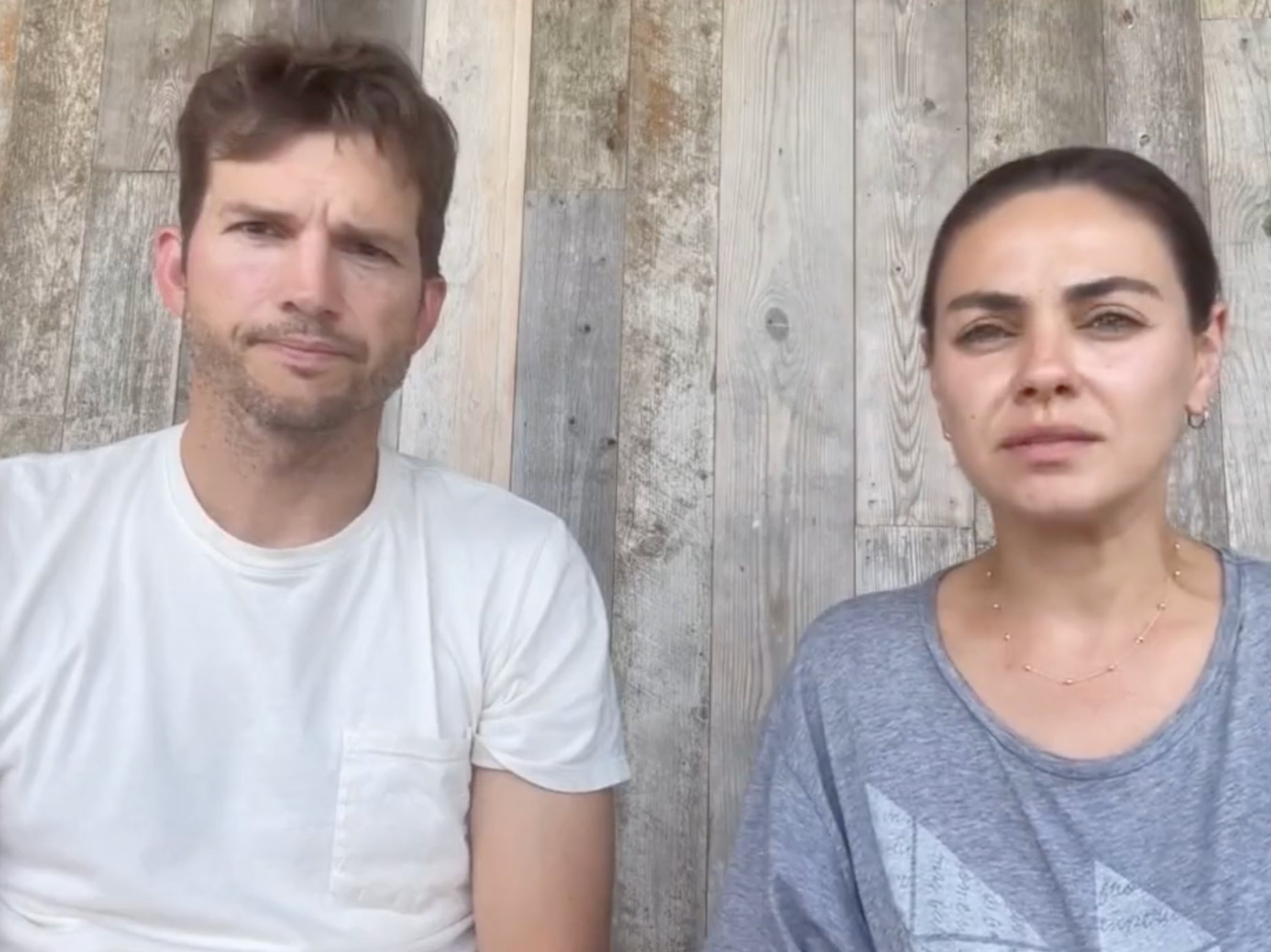 Ashton Kutcher and Mila Kunis’s apology video