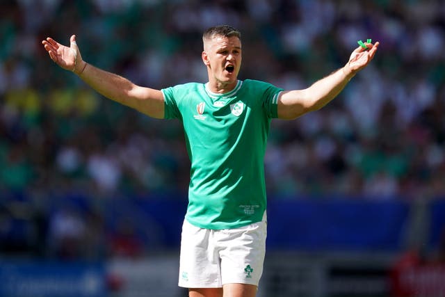 Johnny Sexton returned for Ireland against Romania (David Davies/PA)