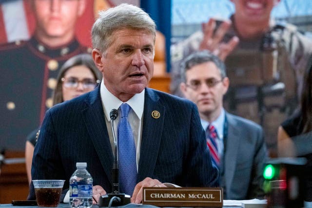 <p>Congressman Mike McCaul has called for an end to the GOP ‘civil war’ </p>