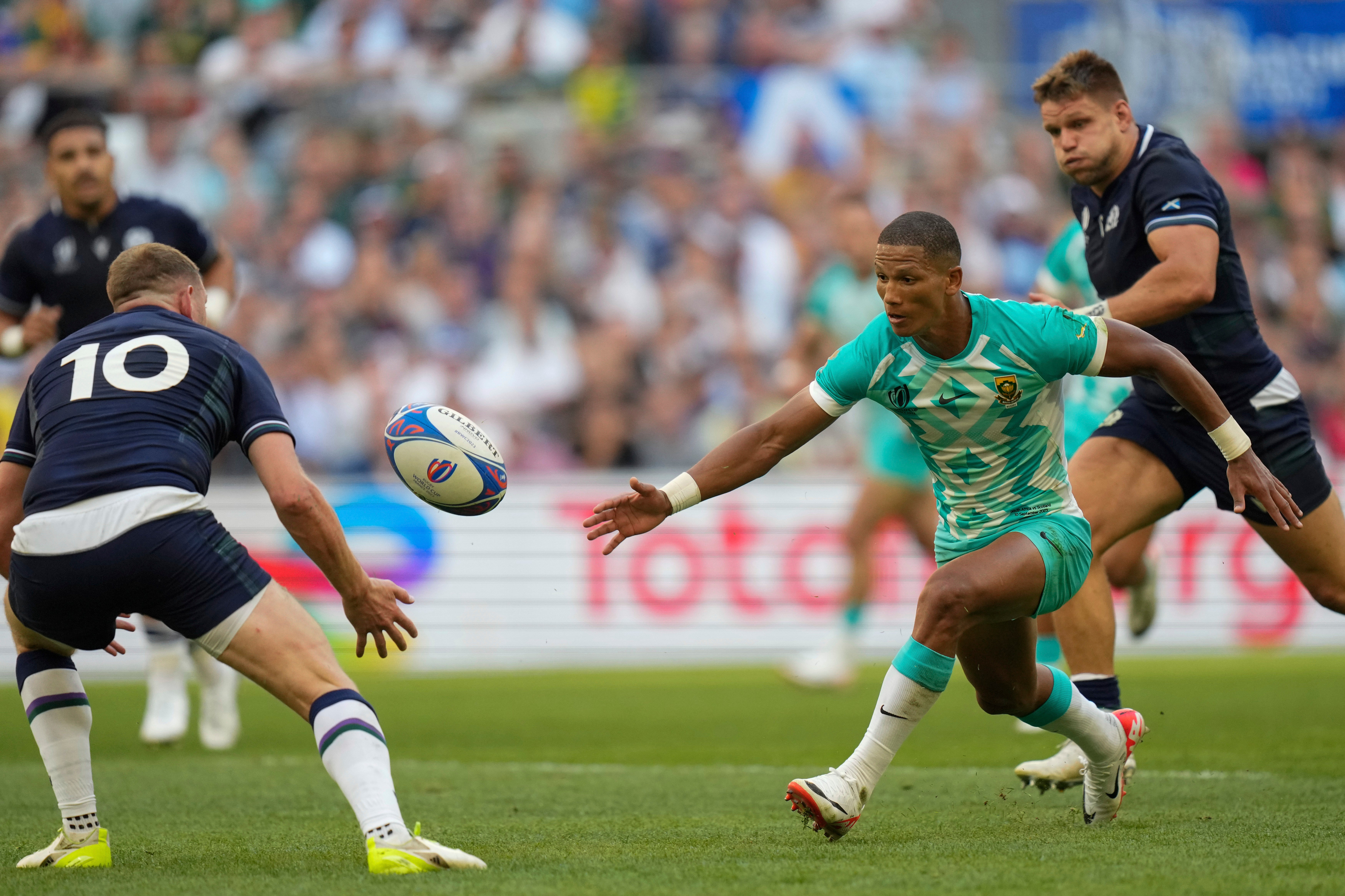 South Africa v Scotland result Finn Russell left bruised and beaten as Springboks blunt Scottish blade The Independent