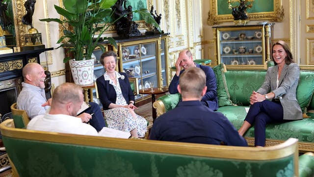 <p>Zara 'made me cry' confesses Prince William during surprise chat with Mike Tindall</p>