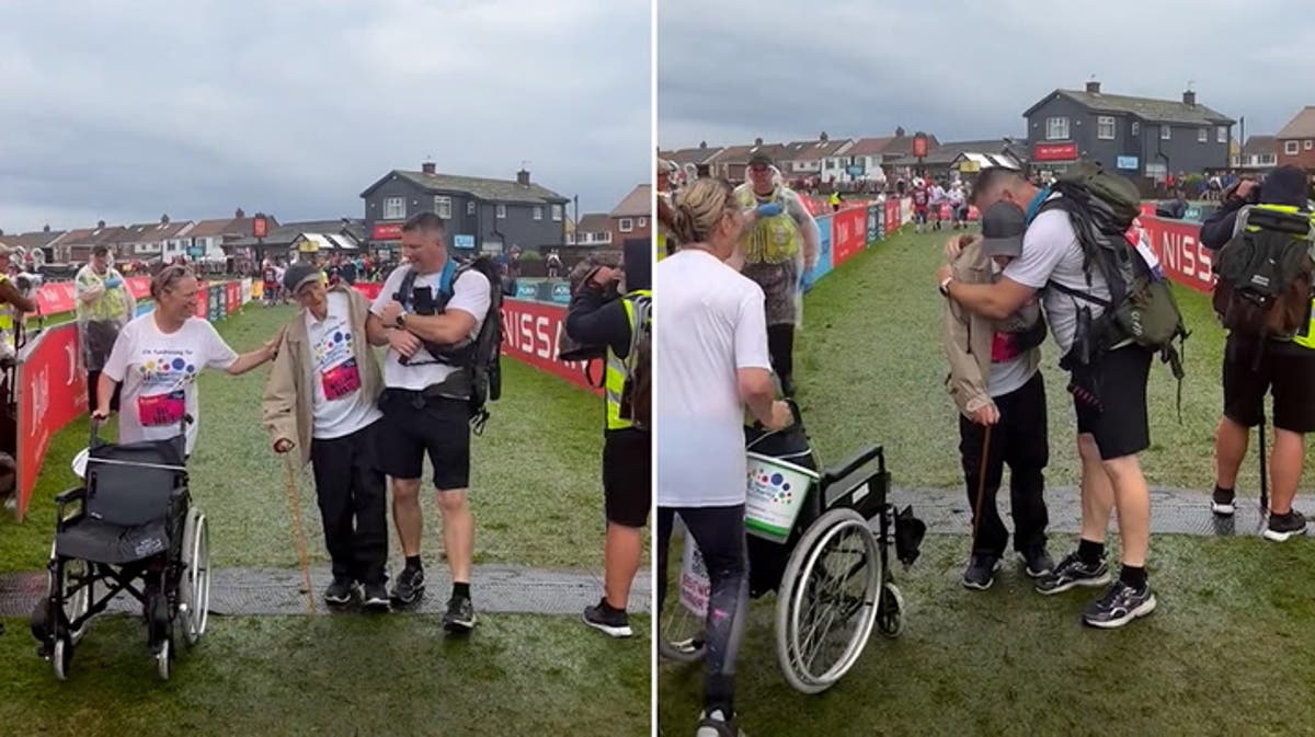 Bill Cooksey, 102-year-old WWII veteran, becomes oldest person to finish half-marathon at Great North Run