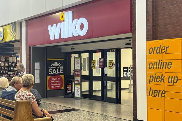 The Wilko in North Shields, North Tyneside, is due to shut this week (PA)