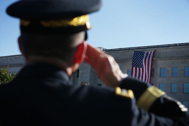 <p>Pentagon Memorial September 11.</p>