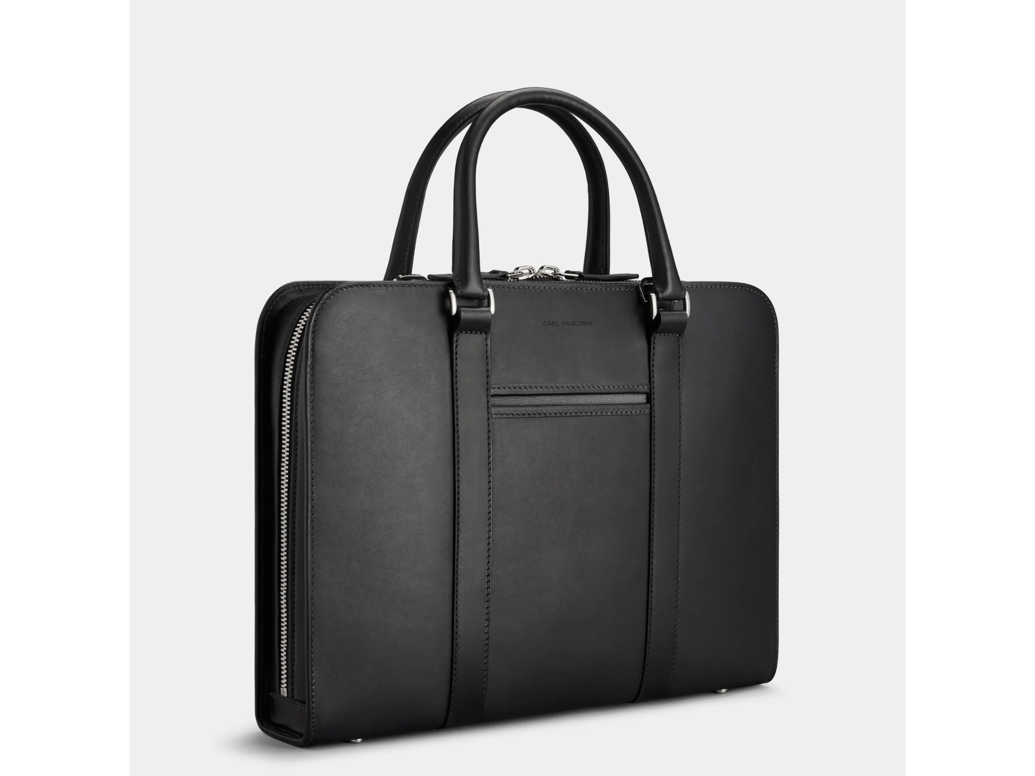Carl Friedrik palissy slim leather briefcase