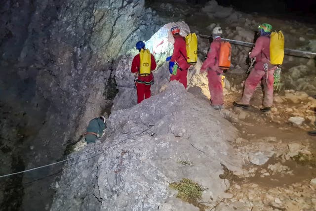 Turkey Cave Rescue