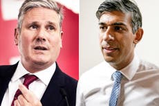 Sunak failing to protect UK from China and ‘presiding over prison mayhem’, says Starmer