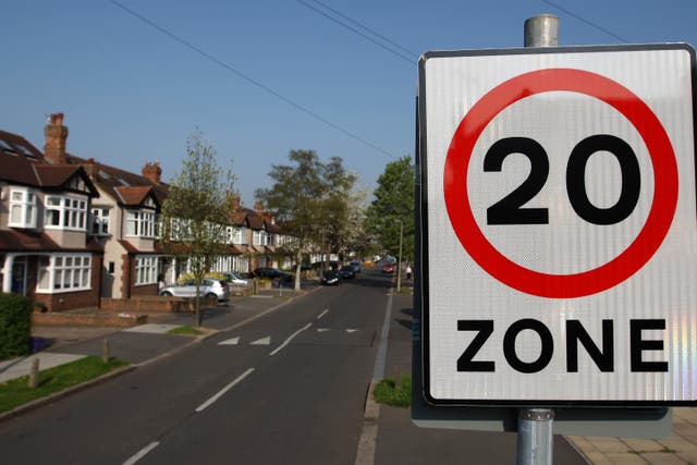 A 20mph speed limit on all of Wales’s residential roads is set to come into force on September 17 (Dominic Lipinski/PA)