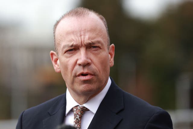 Northern Ireland Secretary Chris Heaton-Harris said efforts to restore the Stormont Assembly are continuing (Liam McBurney/PA)
