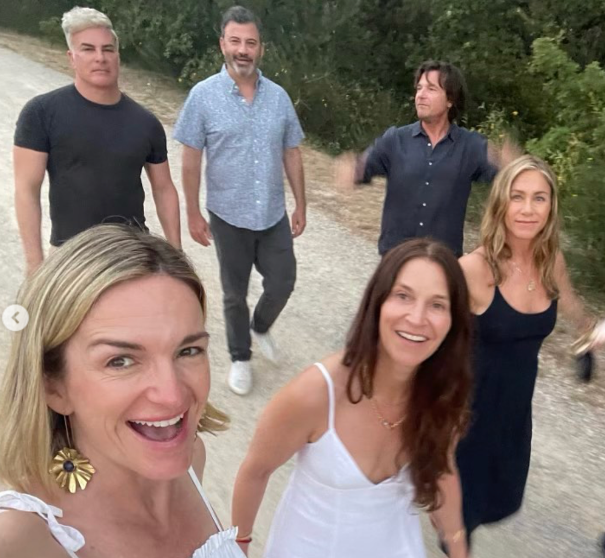 Jennifer Aniston shares &lsquo;summertime&rsquo; photos of her vacation with Jimmy Kimmel and Jason Bateman