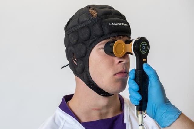 The CONTACT device was primarily designed for rugby players (Loughborough University/PA)