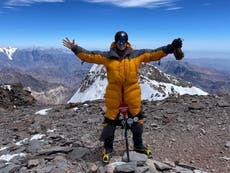 The ex-Premier League player who has set his sights on conquering Mount Everest