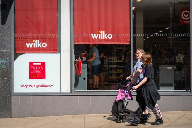Wilko will shut 124 more stores next week (James Manning/PA)