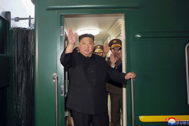 North Korea Russia Kim's Train