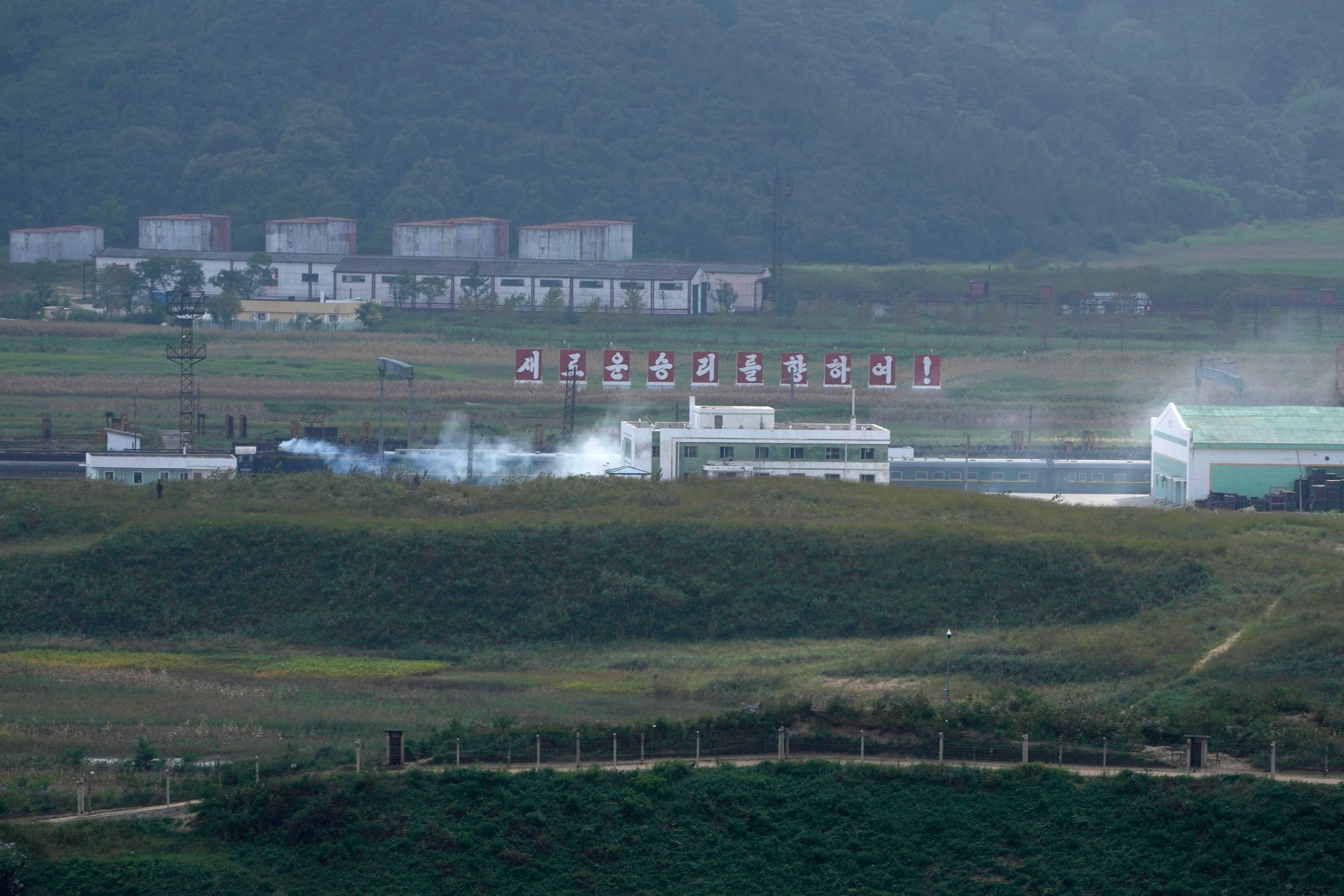 North Korea Russia Kim's Train