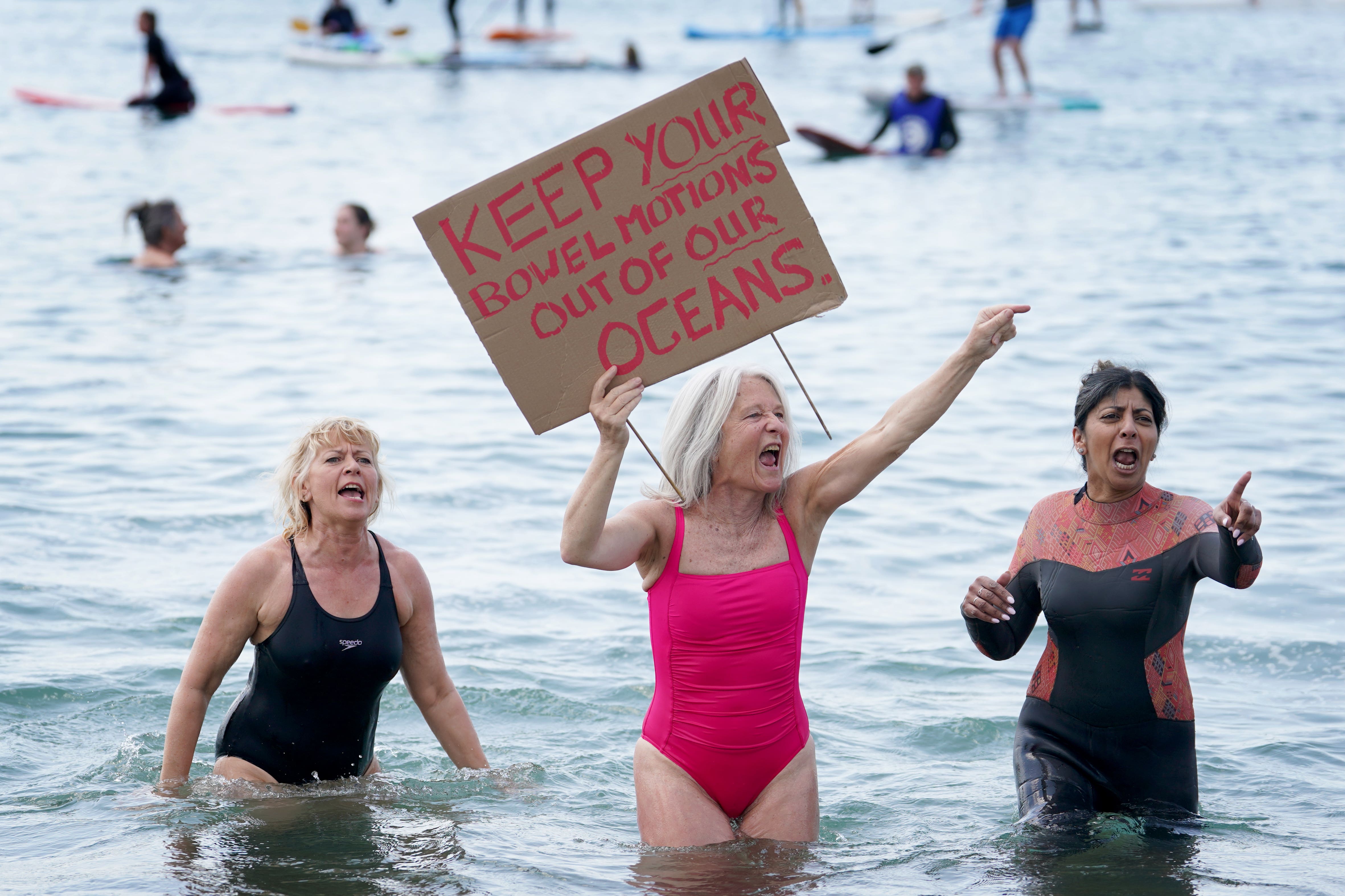 Sewage can make swimmers ill and harm wildlife (PA)