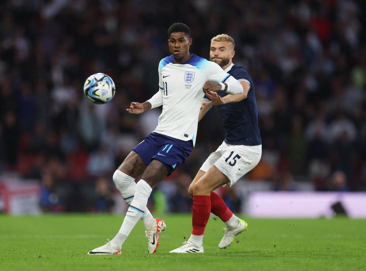 Scotland vs England LIVE: Score and latest updates from 150th anniversary friendly as Phil Foden starts