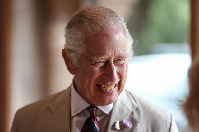 The King will visit Tomintoul on Wednesday (Cameron Smith/PA)