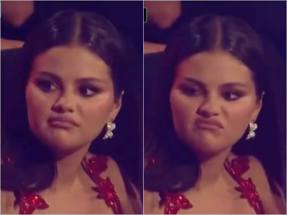 Selena Gomez’s reaction to Chris Brown’s MTV VMA nomination goes viral