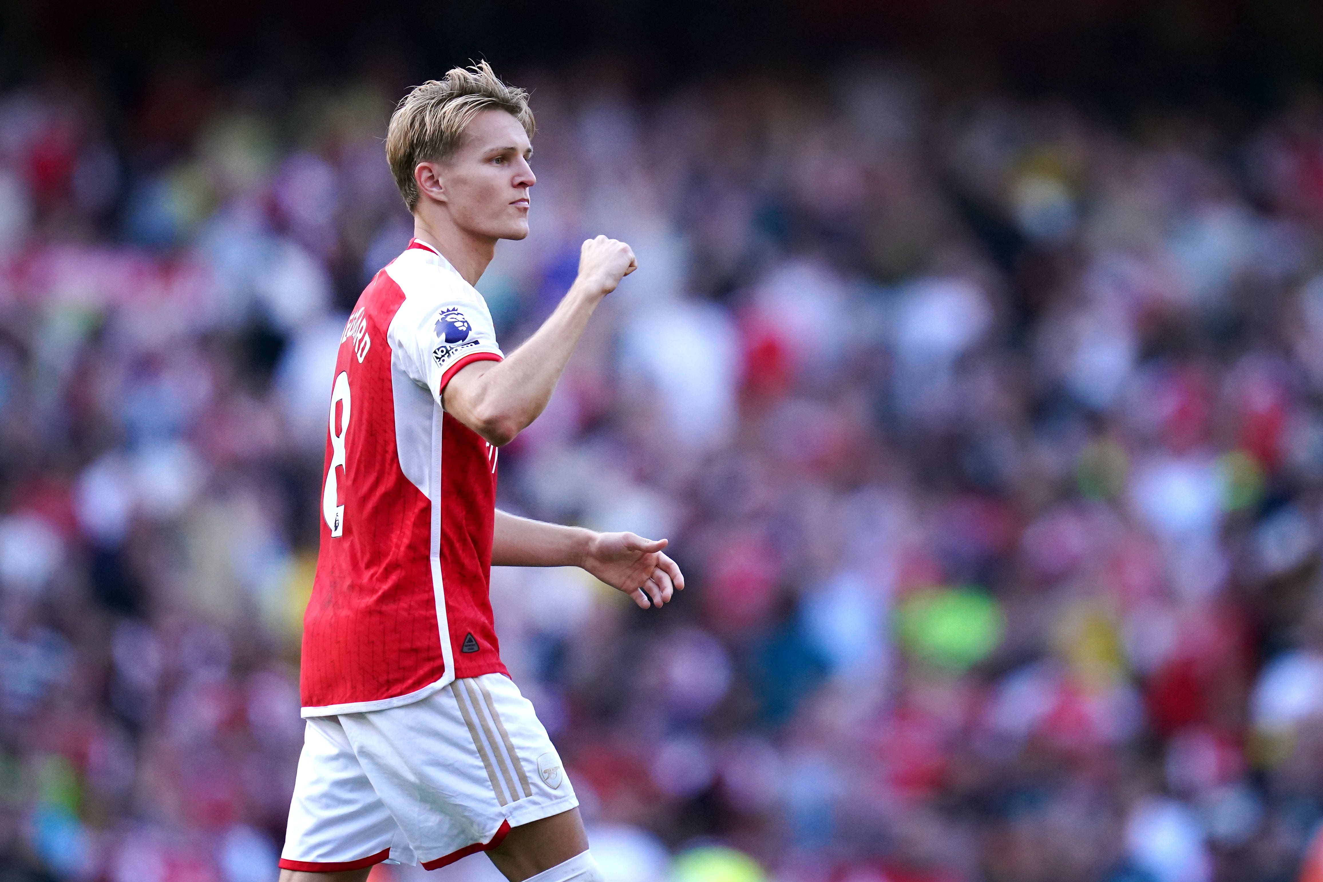 Arsenal’s Martin Odegaard (John Walton, PA)