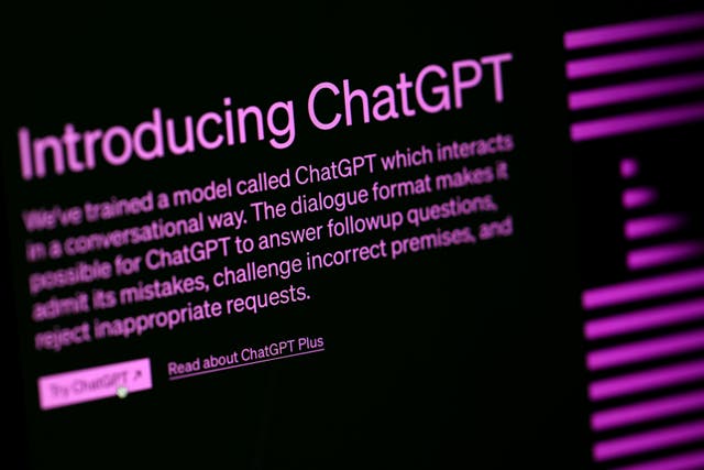 ChatGPT (John Walton/PA)