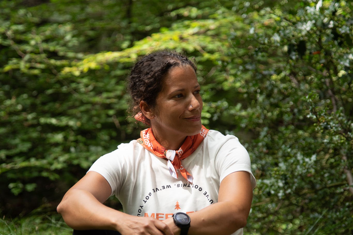 Carla Khouri hopes to become the first black female winter mountain leader in the UK (Gintare Sukyte/Merrell Hiking Club)