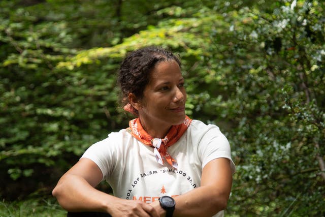 Carla Khouri hopes to become the first black female winter mountain leader in the UK (Gintare Sukyte/Merrell Hiking Club)