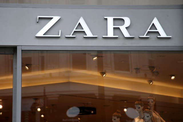 A branch of Zara on Oxford Street, central London. The retailer saw profits lift higher on Wednesday (Yui Mok/PA)