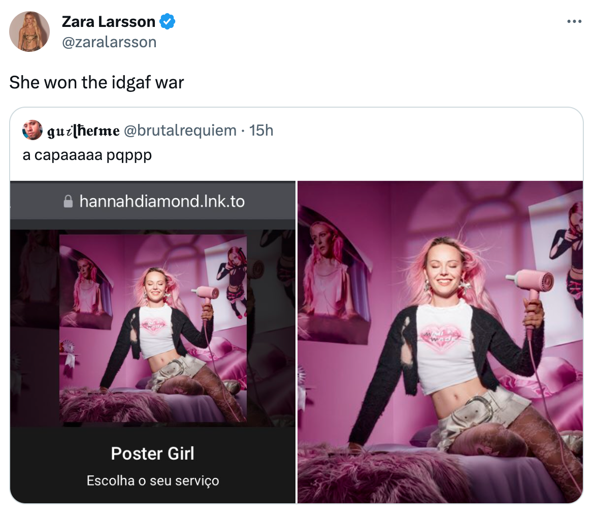 Larsson’s tweet