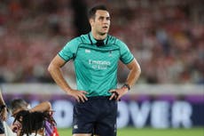France vs South Africa referee: Who is Rugby World Cup official Ben O’Keeffe?