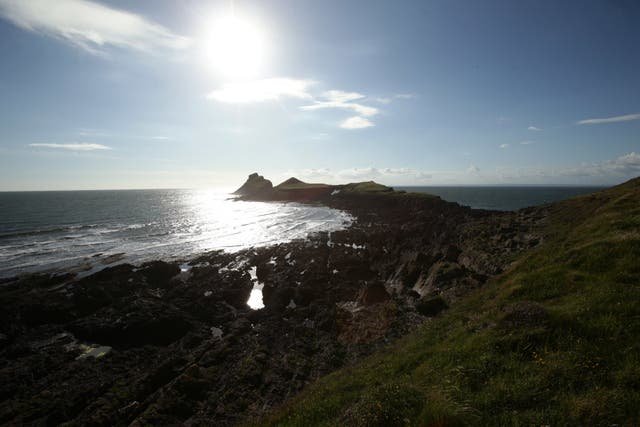 The National Coastwatch Institution (NCI), has a base at Worm’s Head at Rhossili, South Wales (Yui Mok/ PA)